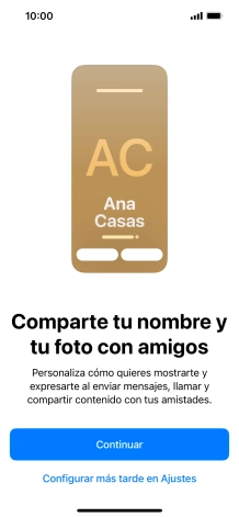 Pulsa Continuar.