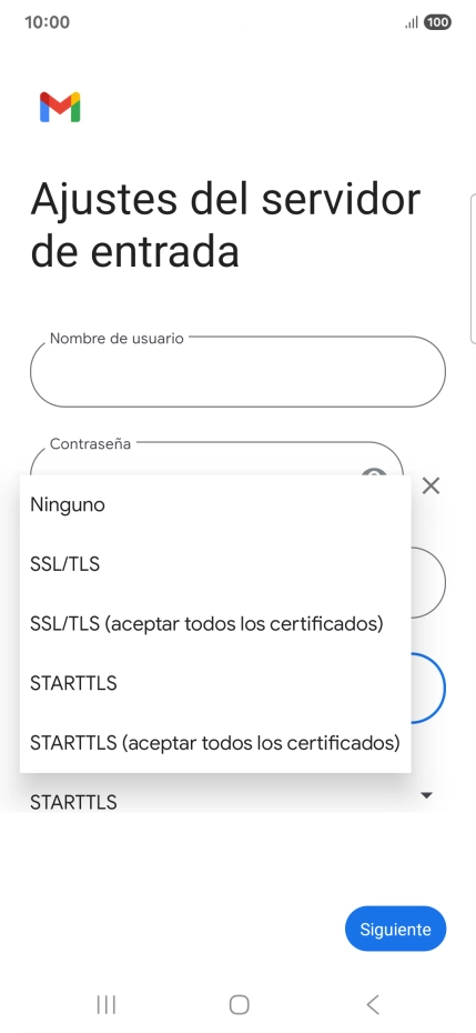 Pulsa SSL/TLS.