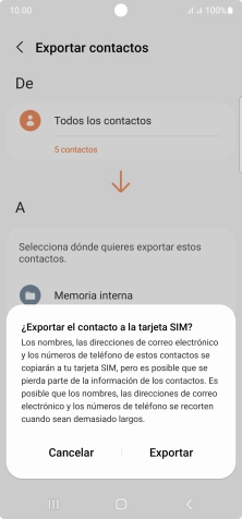 Pulsa Exportar. Pulsa Exportar.
