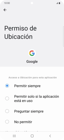Pulsa el ajuste deseado. Pulsa el ajuste deseado.