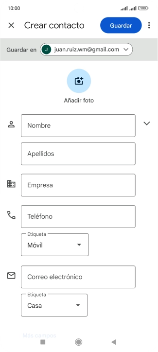 Pulsa la lista desplegable junto a Pulsa la lista desplegable junto a