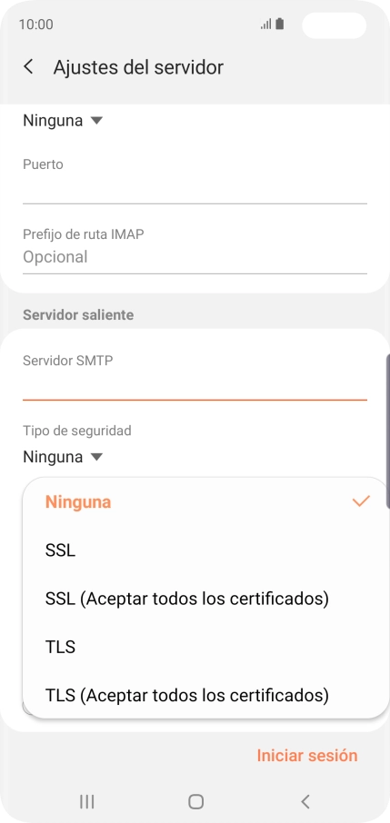 Pulsa Ninguna para desactivar la función. Pulsa Ninguna para desactivar la función.