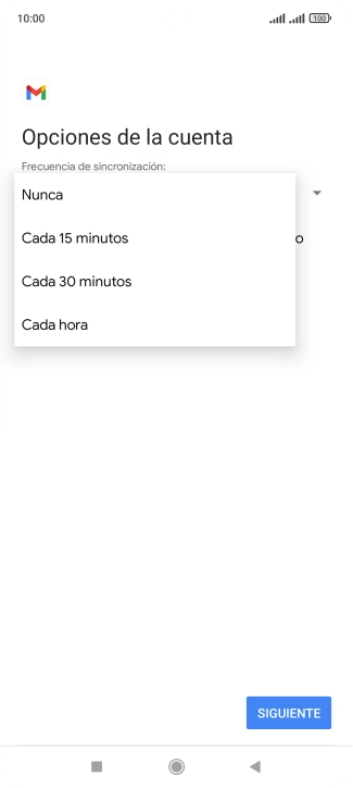 Pulsa el ajuste deseado.