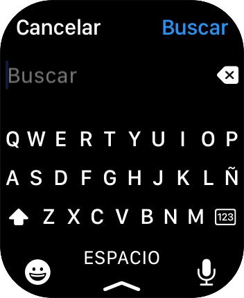 Pulsa el icono de micrófono para activar la función de entrada vocal. Pulsa el icono de micrófono para activar la función de entrada vocal.