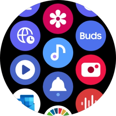 Pulsa el icono de reproductor de música. Pulsa el icono de reproductor de música.
