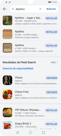 Pulsa la app deseada. Pulsa la app deseada.
