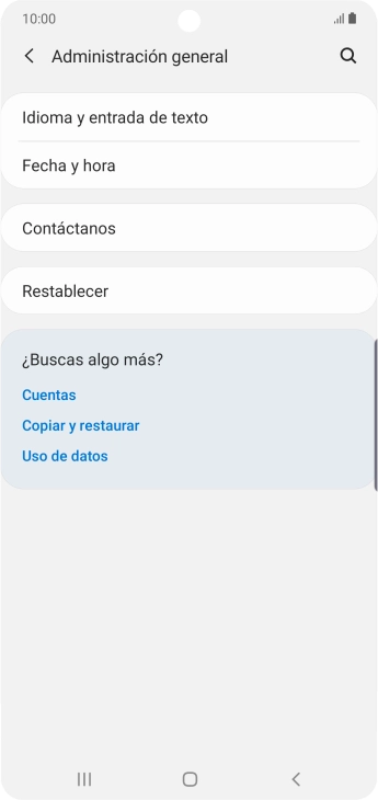 Pulsa Fecha y hora. Pulsa Fecha y hora.