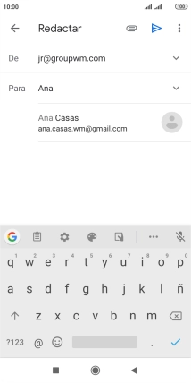 Pulsa el contacto deseado.