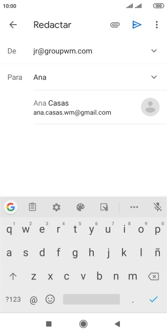 Pulsa el contacto deseado.