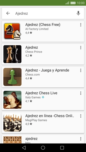 Pulsa la app deseada. Pulsa la app deseada.