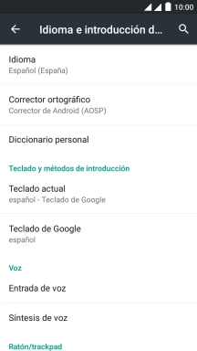 Pulsa Teclado de Google.