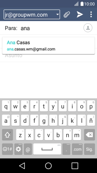 Pulsa el contacto deseado. Pulsa el contacto deseado.
