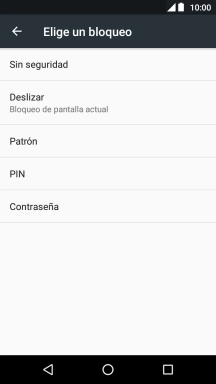 Pulsa Patrón.