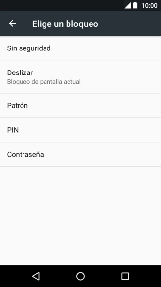 Pulsa Patrón.
