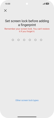 Press Other screen lock types.