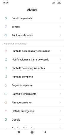 Pulsa Pantalla de bloqueo y contraseña. Pulsa Pantalla de bloqueo y contraseña.