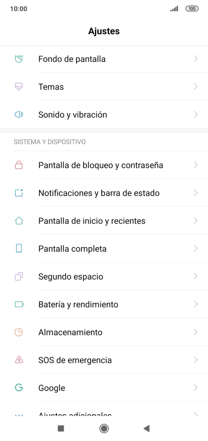 Pulsa Pantalla de bloqueo y contraseña. Pulsa Pantalla de bloqueo y contraseña.