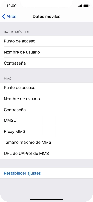 Pulsa Punto de acceso e introduce airtelwap.es. Pulsa Punto de acceso e introduce airtelwap.es.