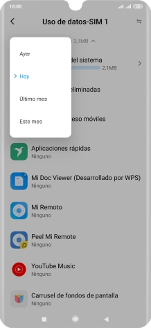 Pulsa el ajuste deseado. Pulsa el ajuste deseado.