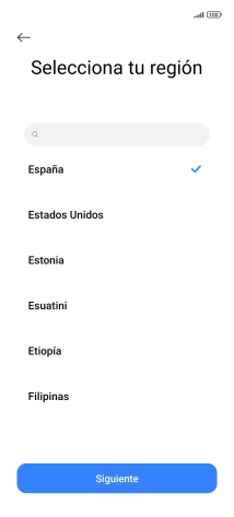 Pulsa el país o el área deseados. Pulsa el país o el área deseados.