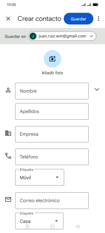 Pulsa la lista desplegable junto a Pulsa la lista desplegable junto a