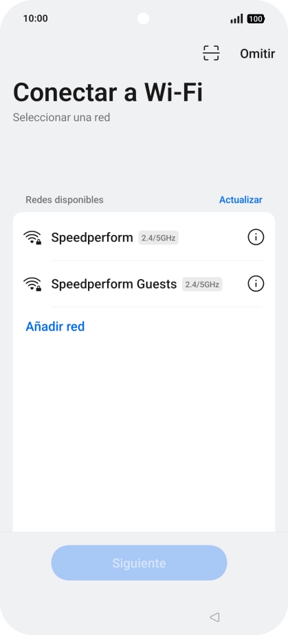 Pulsa la red wifi deseada. Pulsa la red wifi deseada.