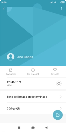 Pulsa el número de teléfono. Pulsa el número de teléfono.