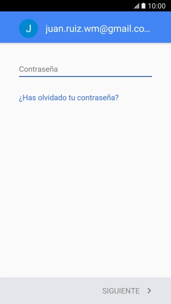 Pulsa en el campo de escritura e introduce la contraseña de tu cuenta de Google. Pulsa en el campo de escritura e introduce la contraseña de tu cuenta de Google.