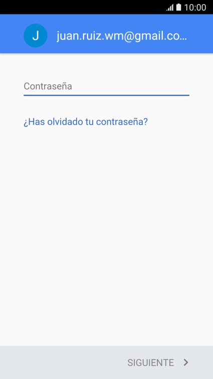 Pulsa en el campo de escritura e introduce la contraseña de tu cuenta de Google. Pulsa en el campo de escritura e introduce la contraseña de tu cuenta de Google.