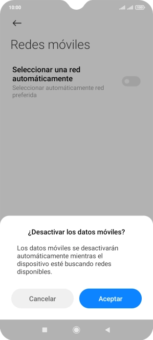Pulsa Aceptar y espera mientras el teléfono está buscando redes. Pulsa Aceptar y espera mientras el teléfono está buscando redes.