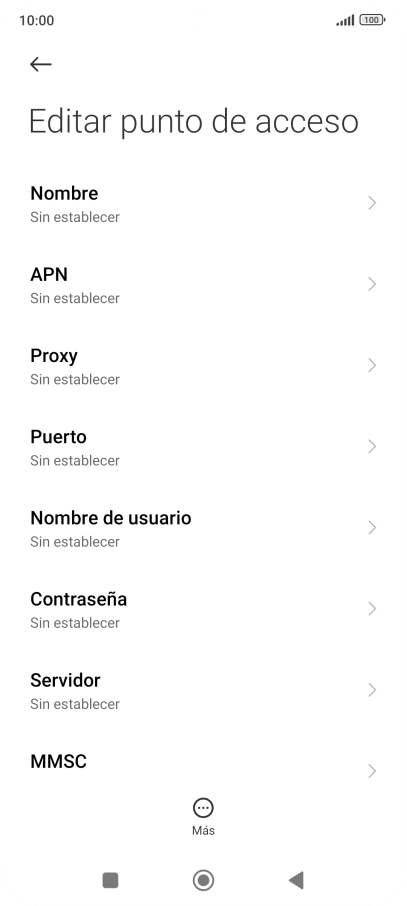 Pulsa Nombre.
