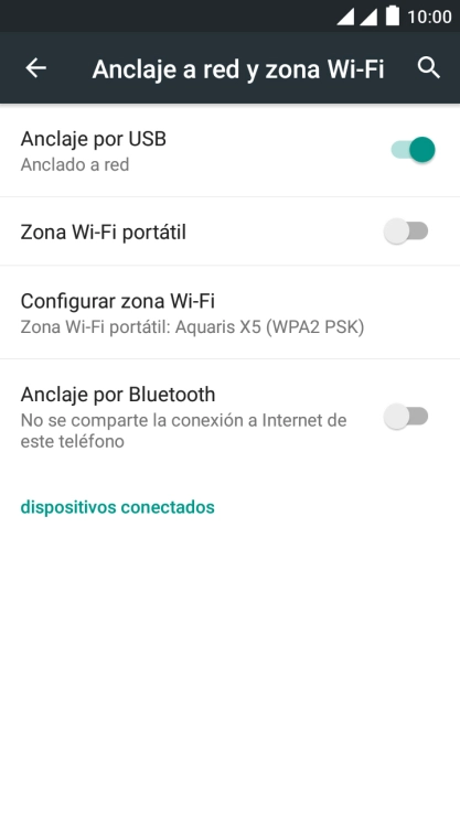 Pulsa la tecla de inicio para terminar y regresar a la pantalla de inicio.