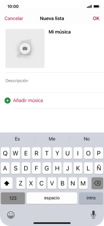 Pulsa Añadir música. Pulsa Añadir música.