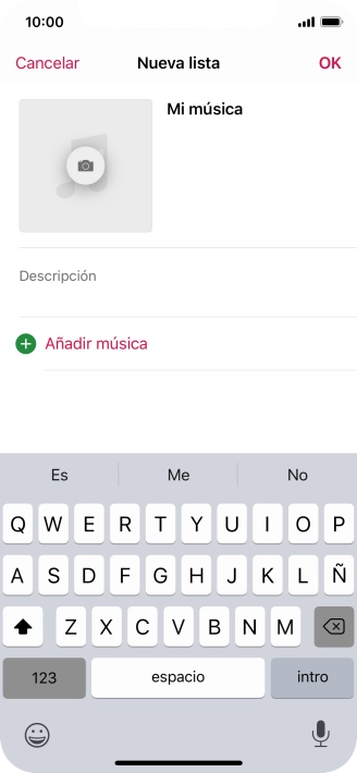 Pulsa Añadir música. Pulsa Añadir música.