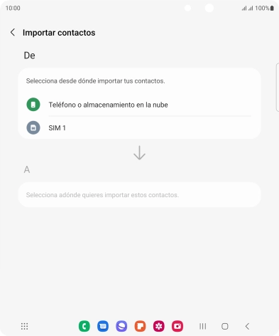 Pulsa el nombre de la tarjeta SIM. Pulsa el nombre de la tarjeta SIM.