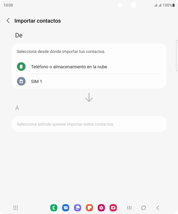 Pulsa el nombre de la tarjeta SIM. Pulsa el nombre de la tarjeta SIM.