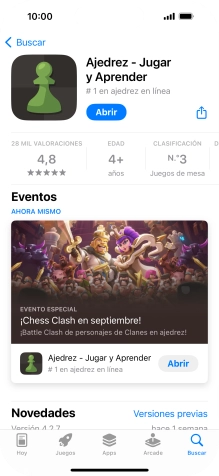 Desliza el dedo hacia arriba desde la parte inferior de la pantalla para terminar y volver a la pantalla de inicio. Desliza el dedo hacia arriba desde la parte inferior de la pantalla para terminar y volver a la pantalla de inicio.