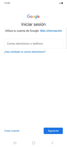 Si no tienes una cuenta de Google, pulsa Crear cuenta y sigue las indicaciones de la pantalla para ver cómo crear una cuenta nueva. Si no tienes una cuenta de Google, pulsa Crear cuenta y sigue las indicaciones de la pantalla para ver cómo crear una cuenta nueva.