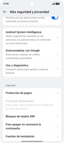 Pulsa Bloqueo de tarjeta SIM. Pulsa Bloqueo de tarjeta SIM.