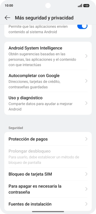 Pulsa Bloqueo de tarjeta SIM. Pulsa Bloqueo de tarjeta SIM.