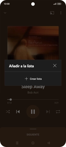 Pulsa Crear lista. Pulsa Crear lista.