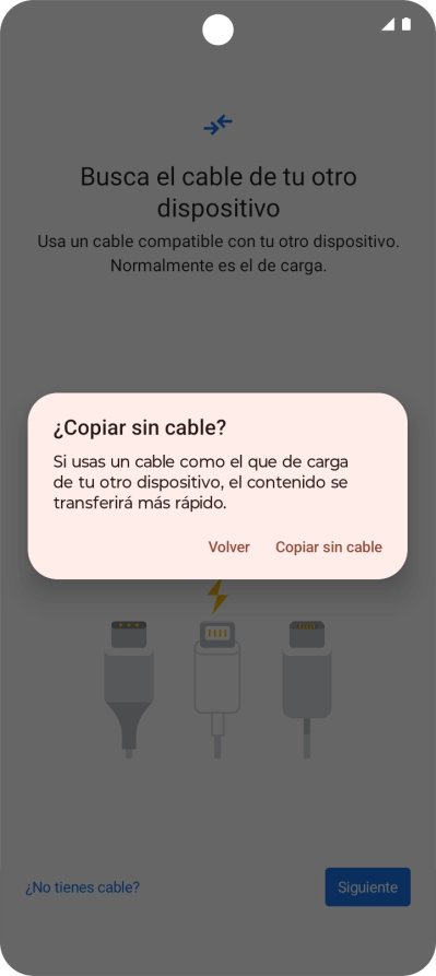Pulsa Copiar sin cable. Pulsa Copiar sin cable.