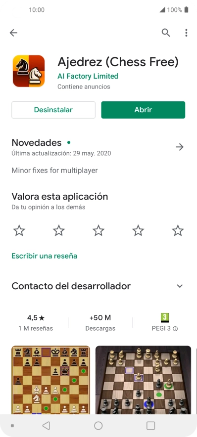 Pulsa Desinstalar. Pulsa Desinstalar.