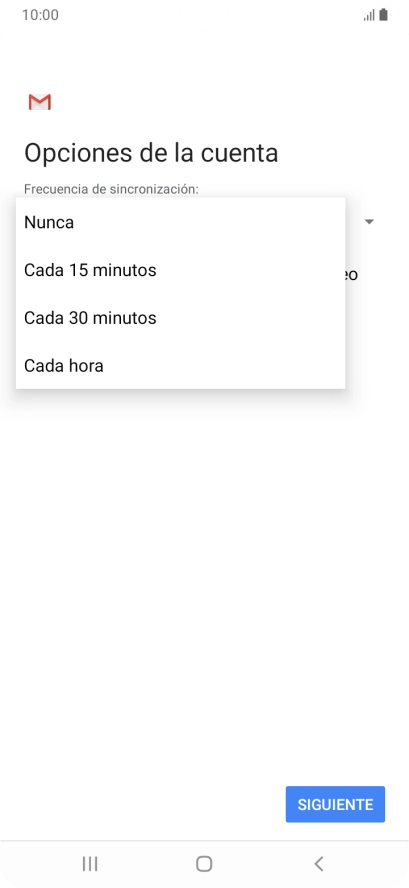 Pulsa el ajuste deseado. Pulsa el ajuste deseado.
