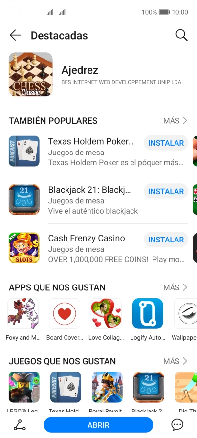 Desliza el dedo hacia arriba desde la parte inferior de la pantalla para terminar y volver a la pantalla de inicio. Desliza el dedo hacia arriba desde la parte inferior de la pantalla para terminar y volver a la pantalla de inicio.