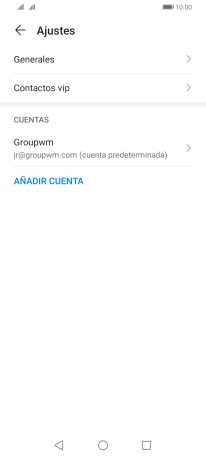 Pulsa la cuenta deseada. Pulsa la cuenta deseada.