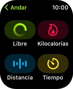 Pulsar la Digital Crown las veces que sean necesarias para regresar al menú principal. Pulsar la Digital Crown las veces que sean necesarias para regresar al menú principal.
