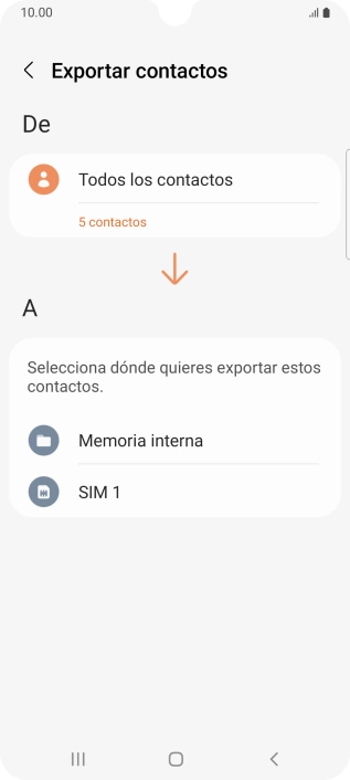 Pulsa el nombre de la tarjeta SIM. Pulsa el nombre de la tarjeta SIM.