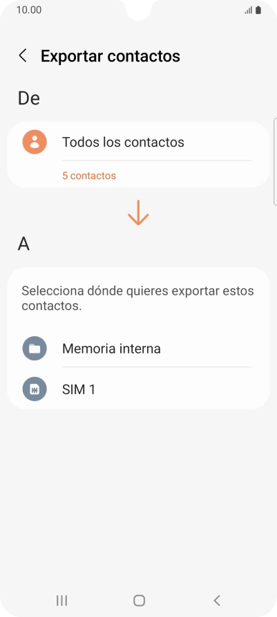 Pulsa el nombre de la tarjeta SIM. Pulsa el nombre de la tarjeta SIM.