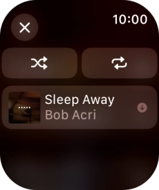 Pulsa el icono de reproducción aleatoria para activar o desactivar la función. Pulsa el icono de reproducción aleatoria para activar o desactivar la función.